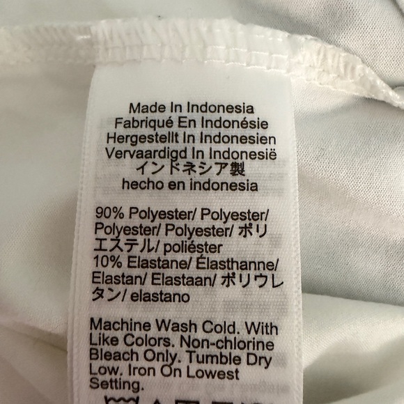 J.Crew NWT Performance White Short Sleeve Polo Shirt Men’s Medium - Picture 4 of 4